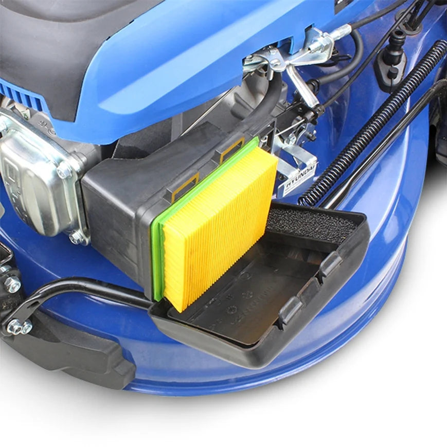 Hyundai 20" Petrol Lawn Mower Zero Turn - Electric Start- Self Prop 173cc Steel Deck - HYM510SPEZ