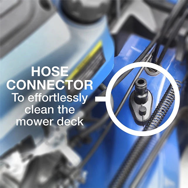 Hyundai 20" Petrol Lawn Mower Zero Turn - Electric Start- Self Prop 173cc Steel Deck - HYM510SPEZ