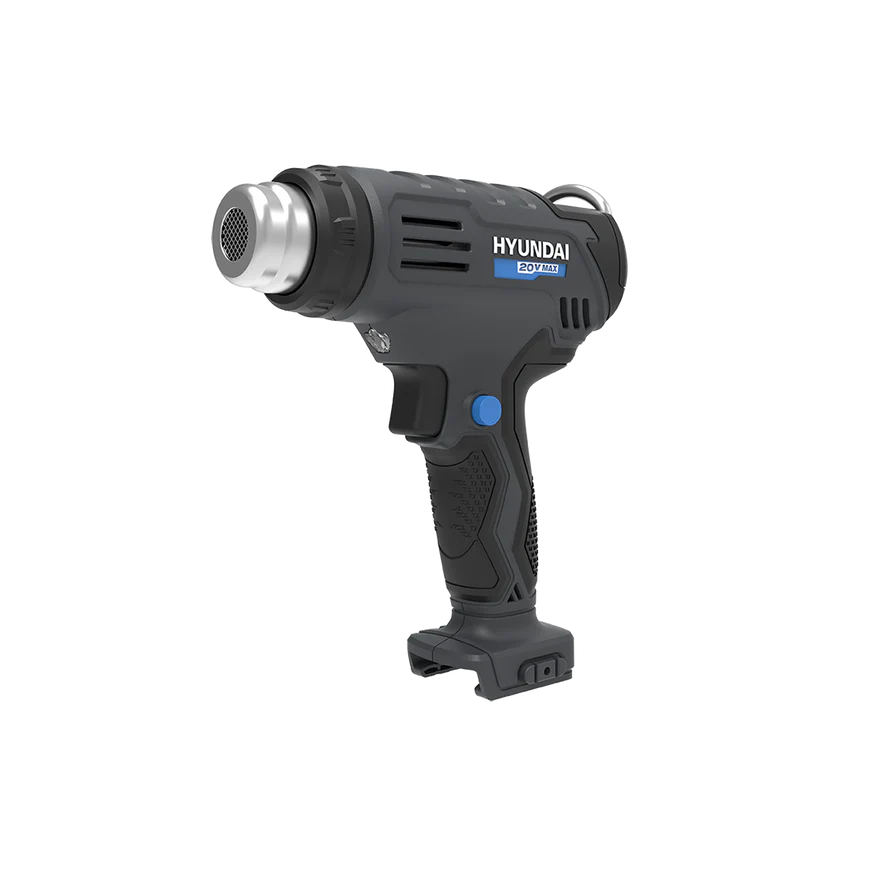 Hyundai 20V Cordless Heat Gun – 2 Temp Settings, Auto Cooldown, Lightweight – SKIN ONLY - HG20S