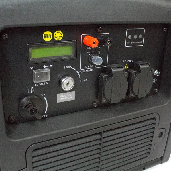 Hyundai 3200W Portable Inverter Generator Remote Key Fob Start - HY3200SEi