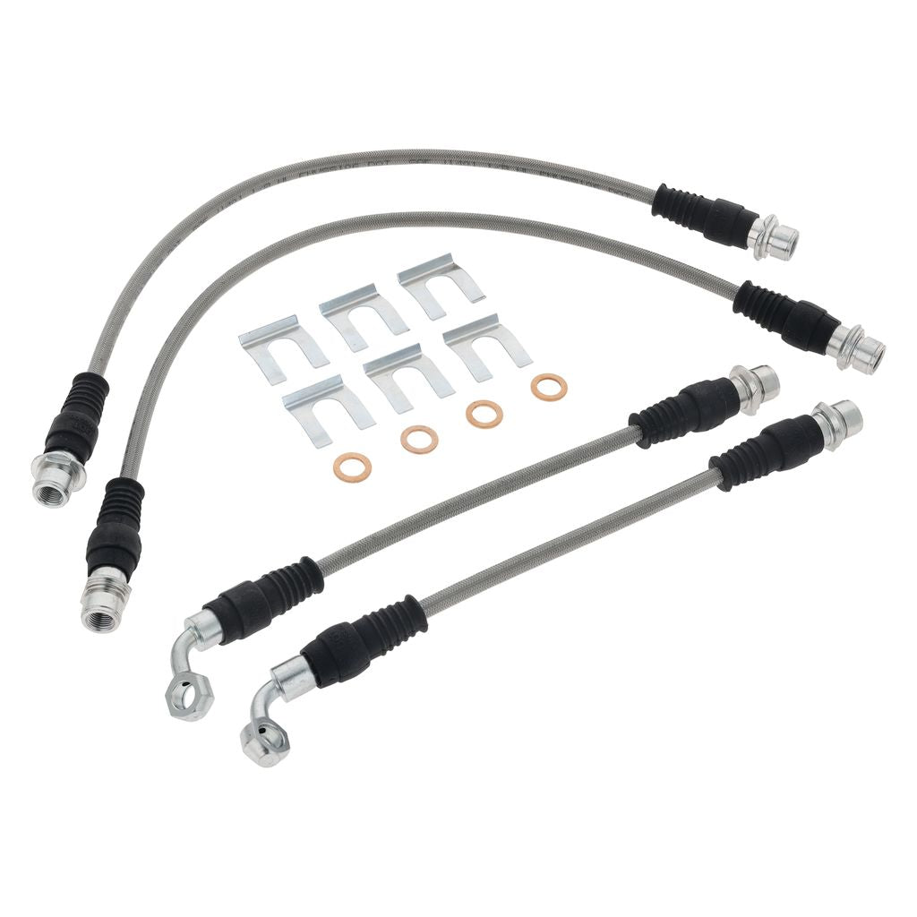 HULK BRAIDED HOSE KIT REAR TOYOTA LANDCRUISER 70 SERIES 07/2016 - BHUK15