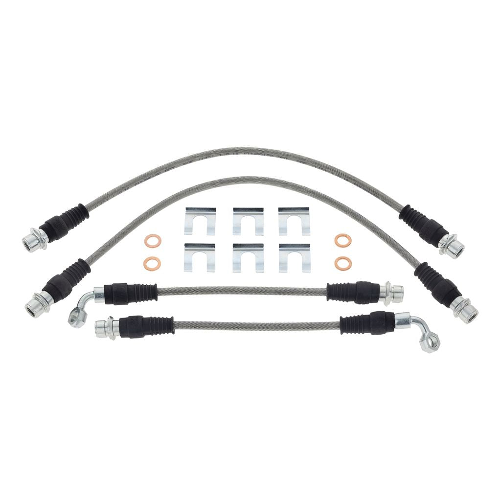 HULK BRAIDED HOSE KIT REAR TOYOTA LANDCRUISER 70 SERIES 07/2016 - BHUK15