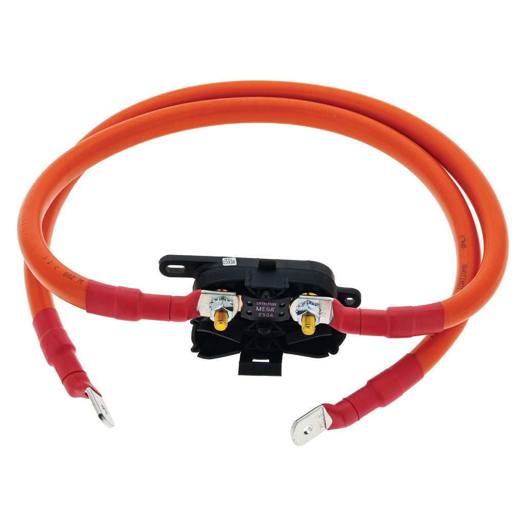Hulk 4x4 70MM 1.4M INVERTER LEAD (POS)INC MEGA FUSEHOLDER 6MM EYE - BVL40