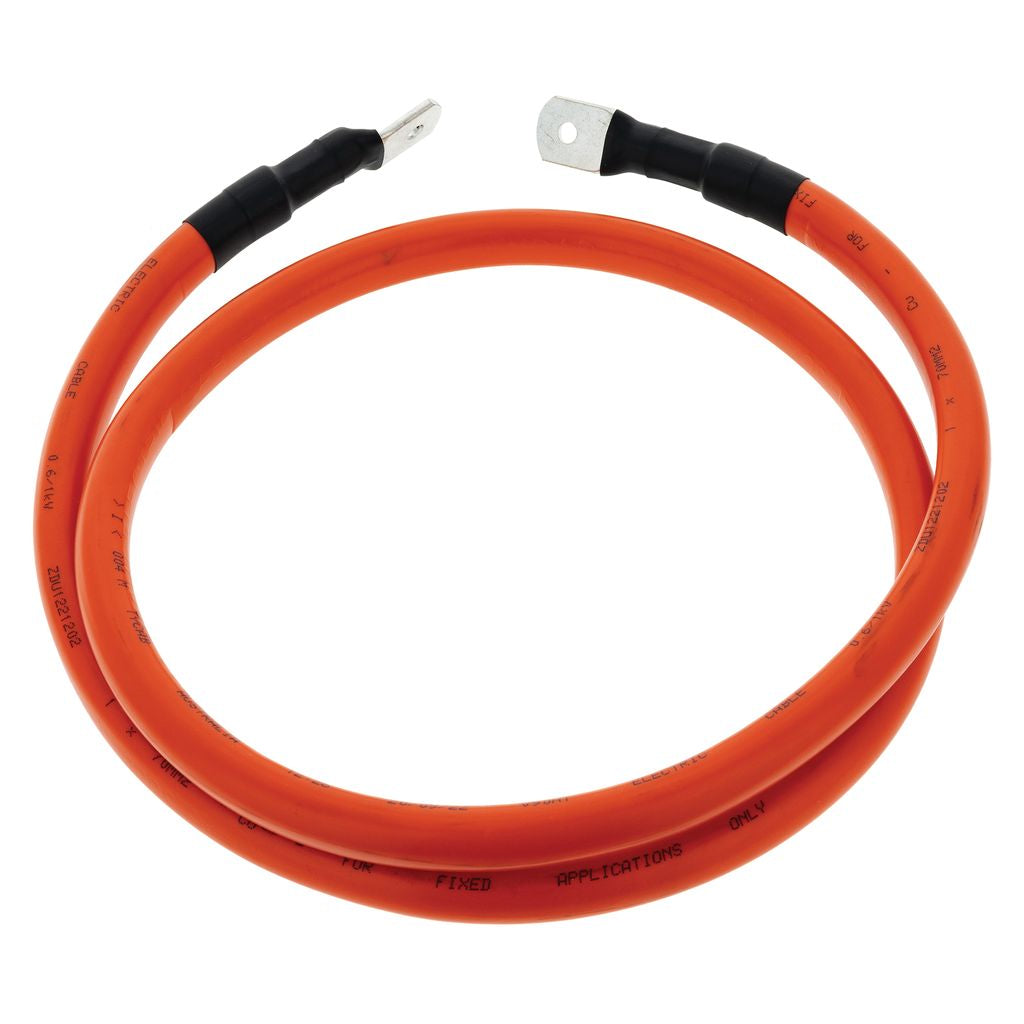 Hulk 4x4 70MM 1.4M INVERTER LEAD (NEG)6MM EYE - BLV41