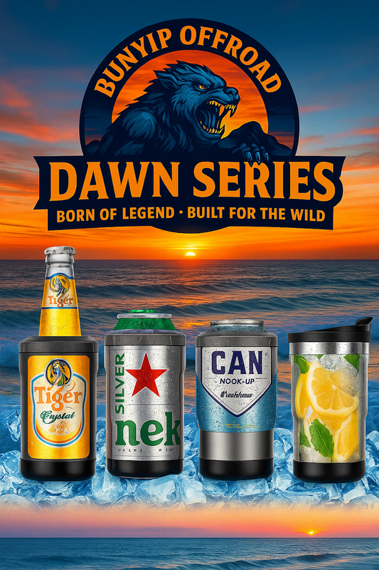 4-in-1 Insulated Travel Mug & Can Cooler – Fits 355ml Cans, Bottles & More, all season ready