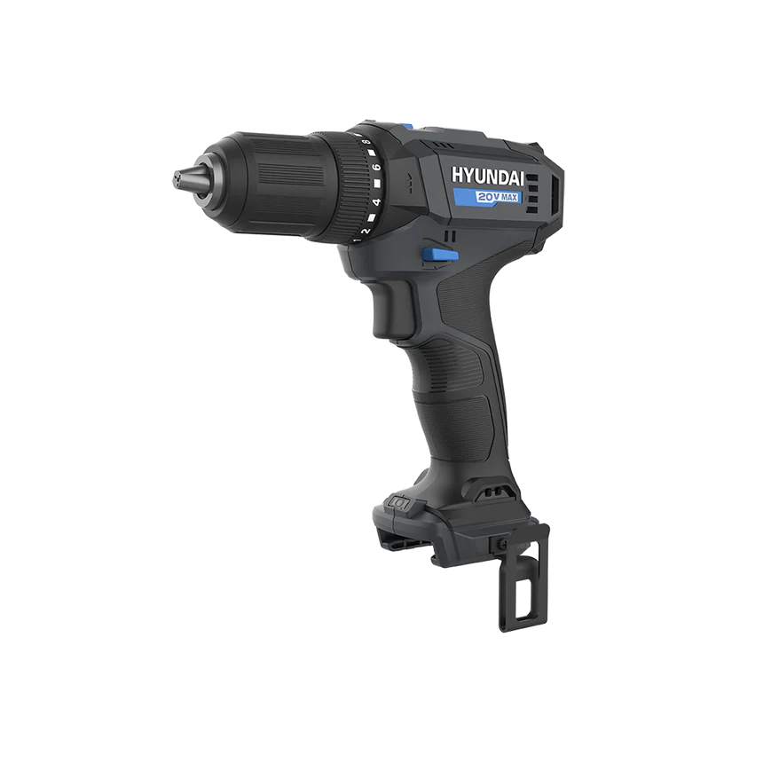 Hyundai 20V Cordless Driver Drill with Battery 2-Speed, 40Nm Torque, LED, 13mm Chuck - DD20S-40TT