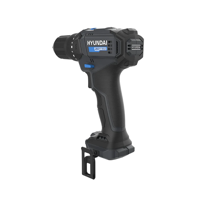 Hyundai 20V Cordless Driver Drill with Battery 2-Speed, 40Nm Torque, LED, 13mm Chuck - DD20S-40TT
