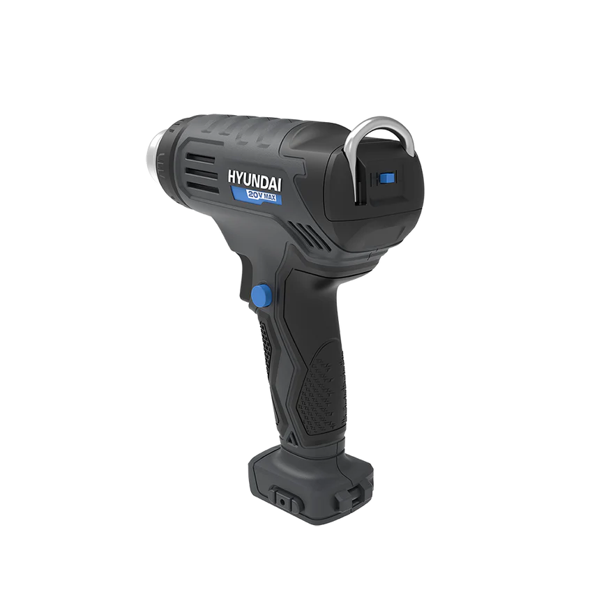 Hyundai 20V Cordless Heat Gun – 2 Temp Settings, Auto Cooldown, Lightweight – SKIN ONLY - HG20S