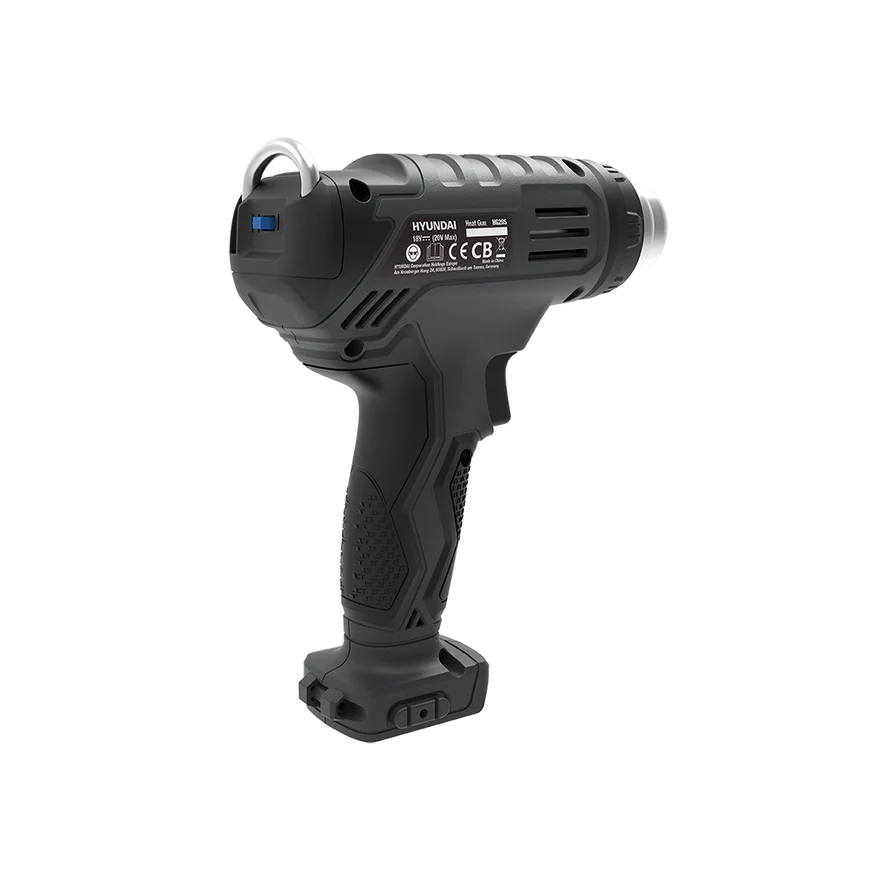 Hyundai 20V Cordless Heat Gun – 2 Temp Settings, Auto Cooldown, Lightweight – SKIN ONLY - HG20S