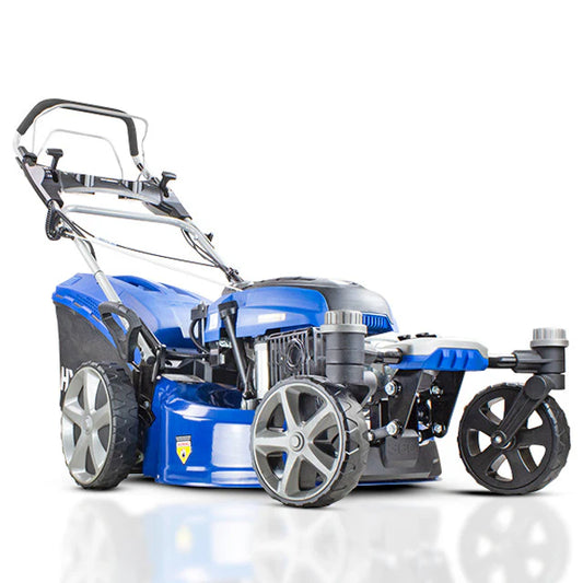Hyundai 20" Petrol Lawn Mower Zero Turn - Electric Start- Self Prop 173cc Steel Deck - HYM510SPEZ