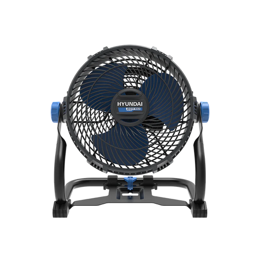 Hyundai 20V Cordless Camping & Job Site Fan – 360° Adjustable Head, Wall-Mountable – SKIN ONLY - JF20S