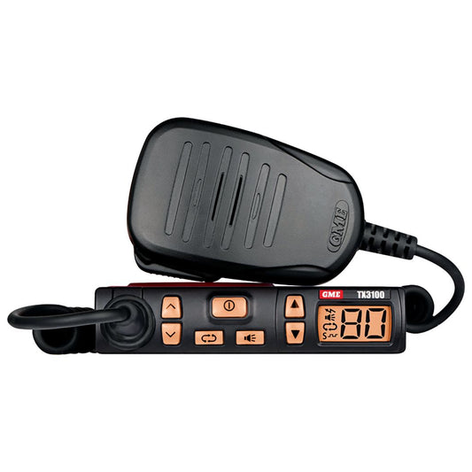 GME UHF CB RADIO 80 CHANNEL 5WATT SUPER COMPAC TRANSCEIVER SUITS PMV 4X4 APPS - TX3100DP