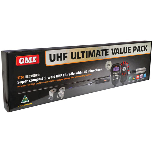 GME UHF CB RADIO 80 CHANNEL ULTIMATE INC TX3350 AE4018K1  MB407SS MB024SS MC634B - TX3350UVP
