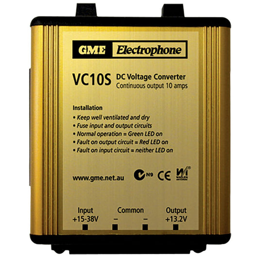 VOLTAGE REDUCER 10AMP SWITCH MODE 24 - 12 VOLTS GME - VC10S