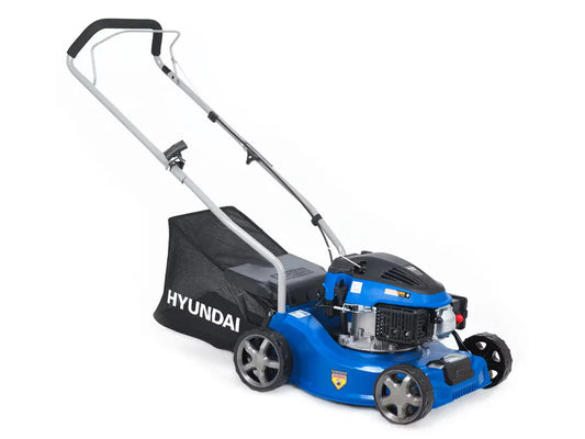 Hyundai 16" Petrol Lawn Mower - Push 79cc - HYM400