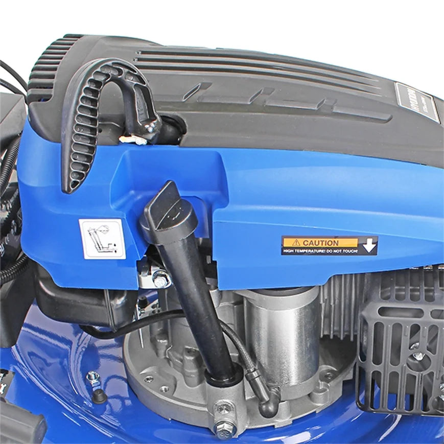Hyundai 20" Petrol Lawn Mower Zero Turn - Electric Start- Self Prop 173cc Steel Deck - HYM510SPEZ