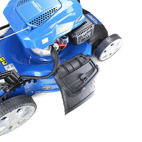 Hyundai 21" Petrol Lawn Mower - Self Prop 196cc Steel Deck - HYM530SP